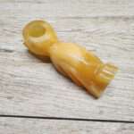 'POLISHED STONE MOON-MAN' Vintage Smoking Pipe