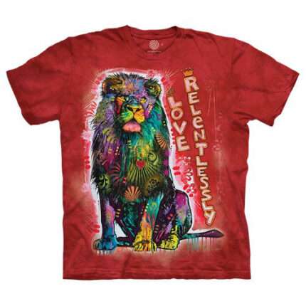 The Mountain 'LOVE RELENTLESSLY' Tie-Dye T-Shirt