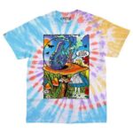Liquid Blue 'Alice Pop Art 2' Light Fantasy Tie-Dye T-Shirt