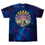 Liquid Blue 'Alice Silhouette' Light Fantasy Tie-Dye T-Shirt