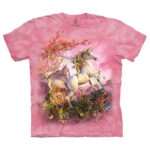 The Mountain 'AWESOME UNICORN' Tie-Dye T-Shirt