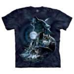 The Mountain 'BARK AT THE MOON' Tie-Dye T-Shirt