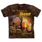 The Mountain 'BEER OUTDOOR' Tie-Dye T-Shirt