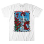 Liquid Blue 'Bertha Wheel & Roses' Grateful Dead Ring Spun T-Shirt