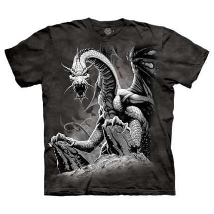 The Mountain 'BLACK DRAGON' Tie-Dye T-Shirt