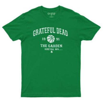 Liquid Blue 'Boston Garden 91' Grateful Dead Ring Spun T-Shirt