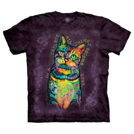 The Mountain 'CATS EYES' Tie-Dye T-Shirt