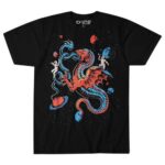Liquid Blue 'Celestial Dragons' Light Fantasy T-Shirt