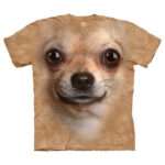The Mountain 'CHIHUAHUA FACE' Tie-Dye T-Shirt