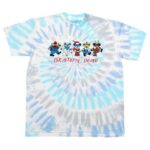 Liquid Blue 'Dead Nose Reinbears' Grateful Dead Tie-Dye T-Shirt