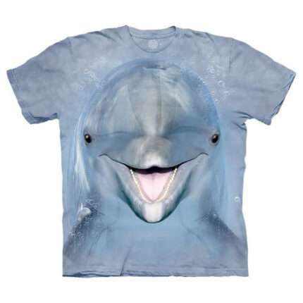 The Mountain 'DOLPHIN FACE' Tie-Dye T-Shirt