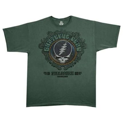 Liquid Blue 'Fillmore' Grateful Dead Ring Spun T-Shirt