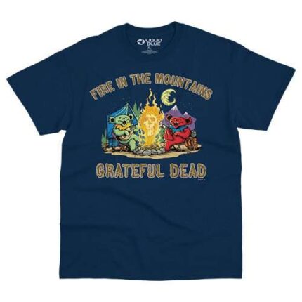 Liquid Blue 'Fire In The Mountain' Grateful Dead T-Shirt