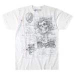 Liquid Blue 'GD Sketch' Grateful Dead Ring Spun T-Shirt