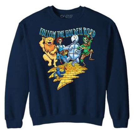 Liquid Blue 'Golden Road Fleece' Grateful Dead Sweatshirt