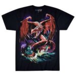Liquid Blue 'Great Wyrm' Dark Fantasy T-Shirt