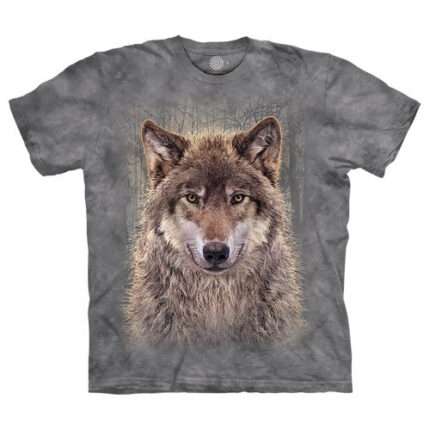 The Mountain 'GREY WOLF FOREST' Tie-Dye T-Shirt