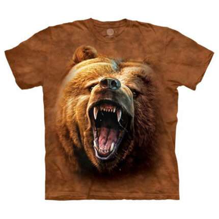 The Mountain 'Grizzly Growl' Tie-Dye T-Shirt