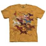 The Mountain 'HORSES & SUN' Tie-Dye T-Shirt
