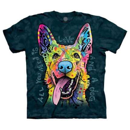 The Mountain 'LOVE SHEPHERD' Tie-Dye T-Shirt