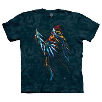 The Mountain 'MESSENGER' Tie-Dye T-Shirt