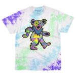Liquid Blue 'Mod Bear' Grateful Dead Tie-Dye T-Shirt