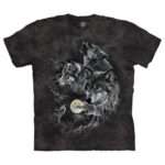The Mountain 'MOUNTAIN TRIO MOON' Tie-Dye T-Shirt