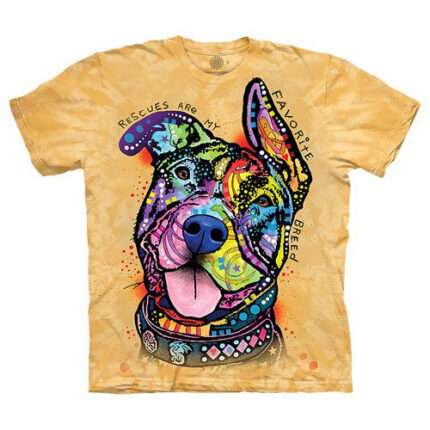 The Mountain 'MY FAVORITE BREED' Tie-Dye T-Shirt