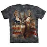 The Mountain 'PATRIOTIC BUCK' Tie-Dye T-Shirt