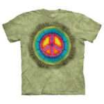 The Mountain 'PEACE TIE-DYE' Tie-Dye T-Shirt