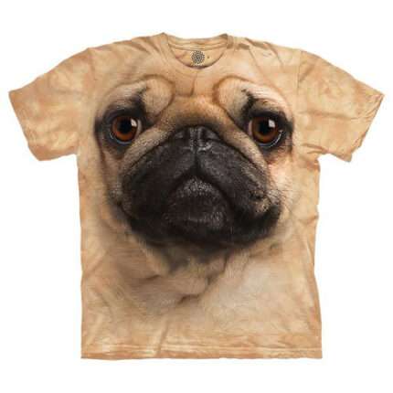 The Mountain 'PUG FACE' Tie-Dye T-Shirt