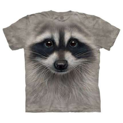 The Mountain 'Raccoon Face' Tie-Dye T-Shirt