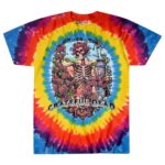 Liquid Blue 'Rainbow Bertha' Grateful Dead Tie-Dye T-Shirt