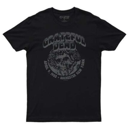 Liquid Blue 'Rochester 82' Grateful Dead Ring Spun T-Shirt