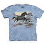 The Mountain 'RUNNING FIRE' Tie-Dye T-Shirt