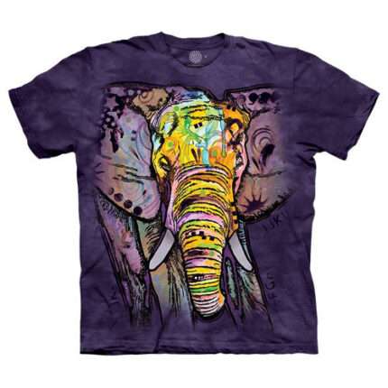 The Mountain 'RUSSO ELEPHANT' Tie-Dye T-Shirt