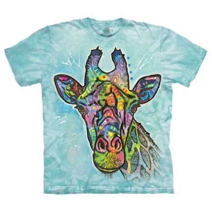 The Mountain 'RUSSO GIRAFFE' Tie-Dye T-Shirt