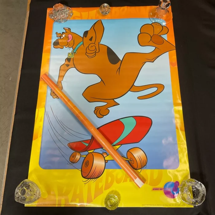 SCOOBY DOO SKATEBOARD 2000 POSTER 24x36" NOS SEALED