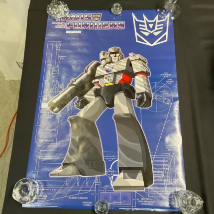 Megatron Decepticon Transformers vintage poster 24.25" X 36"