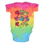 Liquid Blue 'Spiral Bears' Grateful Dead Tie-Dye Onesie