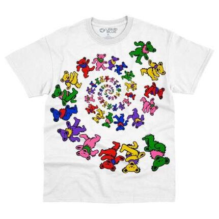 Liquid Blue 'Spiral Bears' Grateful Dead T-Shirt