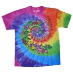Liquid Blue 'Spiral Trippy Bears' Grateful Dead Tie-Dye T-Shirt