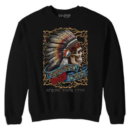 Liquid Blue 'Spring Tour 90 Fleece' Grateful Dead Sweatshirt