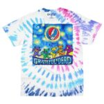 Liquid Blue 'Starry Bears' Grateful Dead Tie-Dye T-Shirt