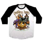 Liquid Blue 'Steal Your Pumpkin' Grateful Dead Raglan Jersey