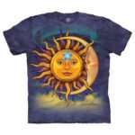 The Mountain 'SUN MOON' Tie-Dye T-Shirt