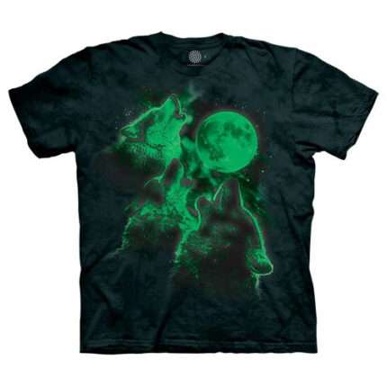 The Mountain 'THREE WOLF MOON GLOW' Tie-Dye T-Shirt