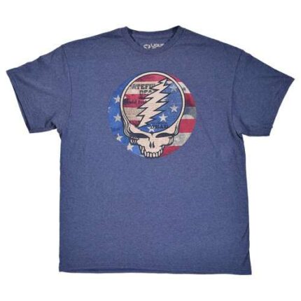 Liquid Blue 'USA Distressed SYF' Grateful Dead T-Shirt