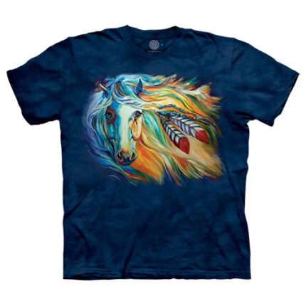 The Mountain 'WAR HORSE BREAKING DOWN' Tie-Dye T-Shirt