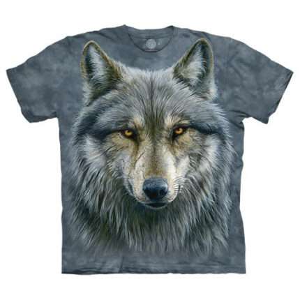 The Mountain 'WARRIOR WOLF' Tie-Dye T-Shirt